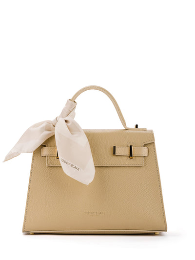 Square Silk Bag Tie - Dark Bordeaux