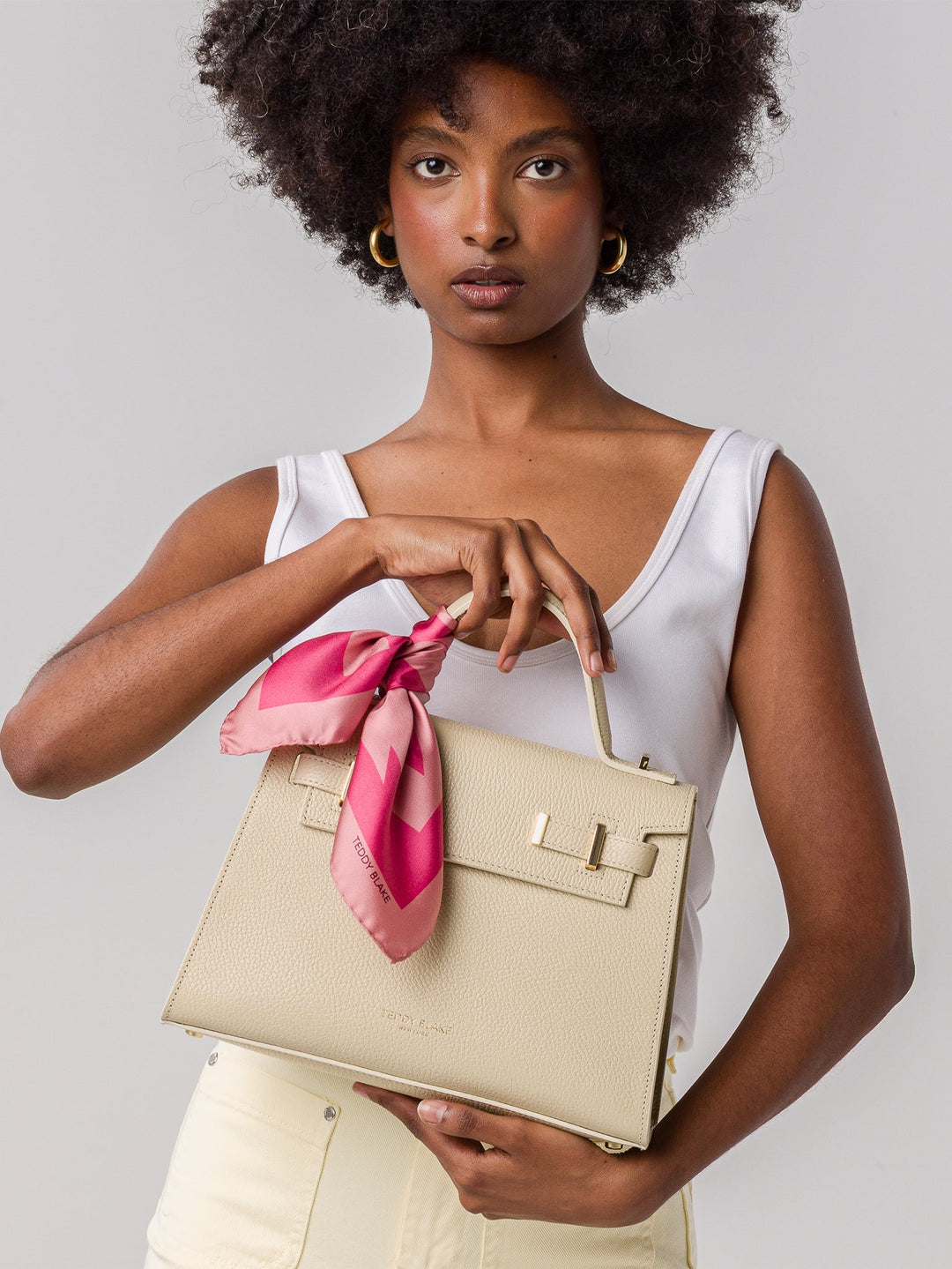 Square Silk Bag Tie - Bordeaux – Teddy Blake