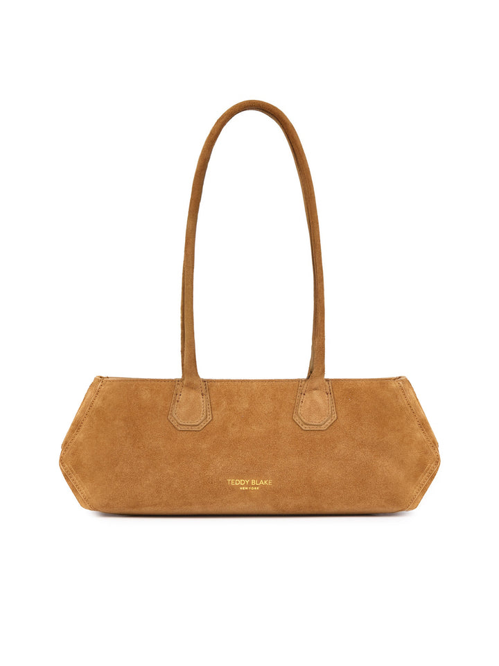 Vera Suede Elongated - Camel Brown – Teddy Blake