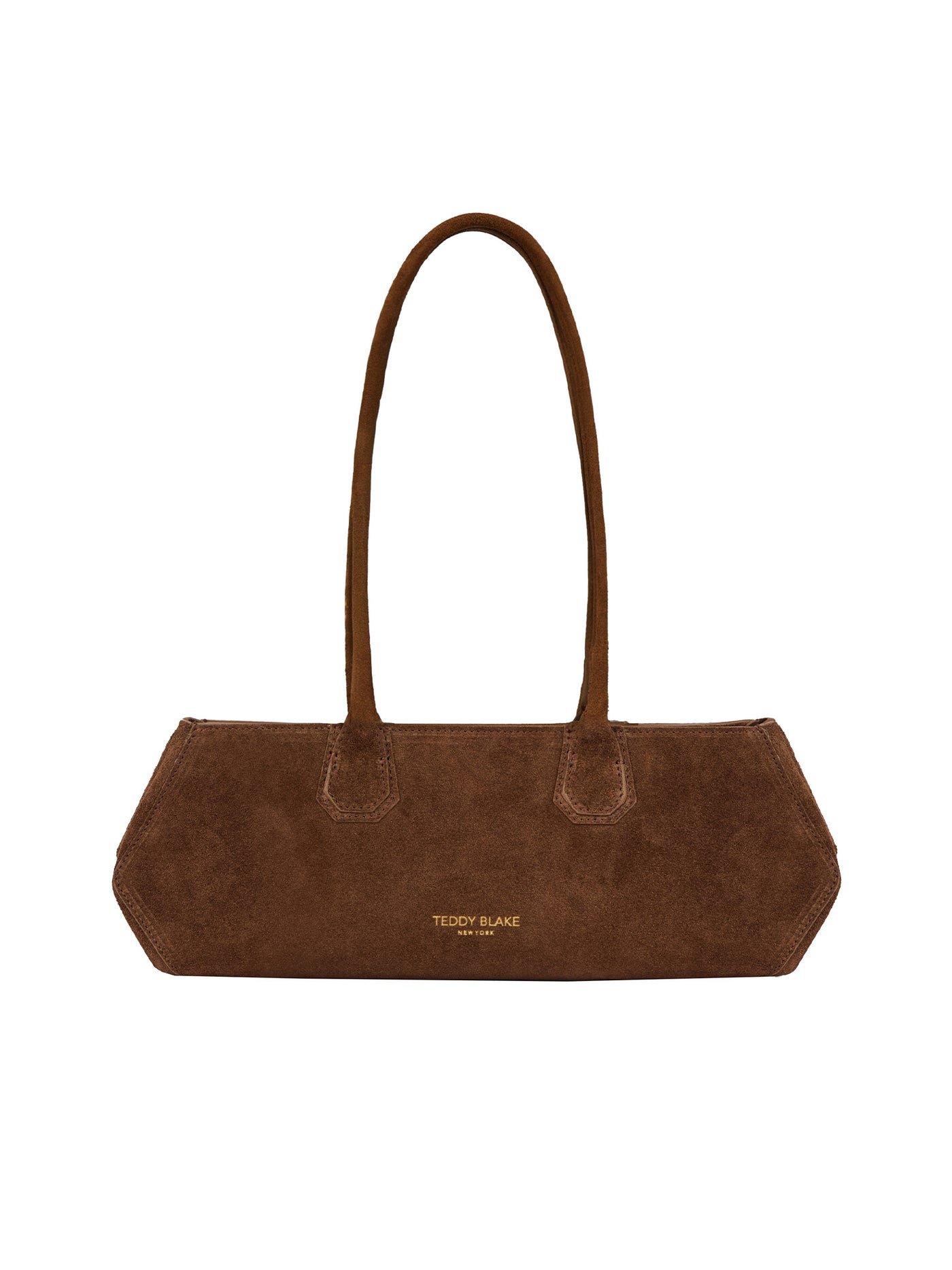 Vera Suede Elongated - Brown – Teddy Blake