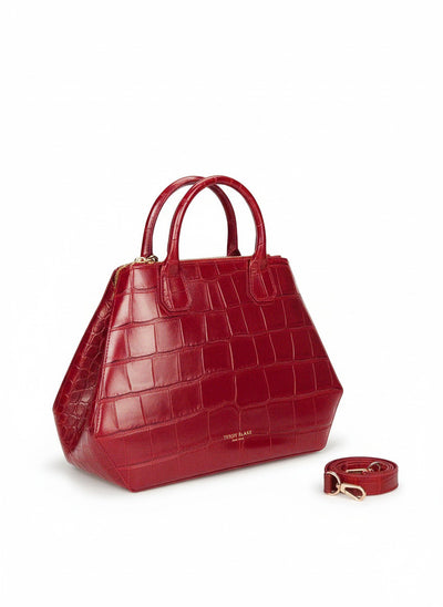 Vera Croco 14" - Dark Red