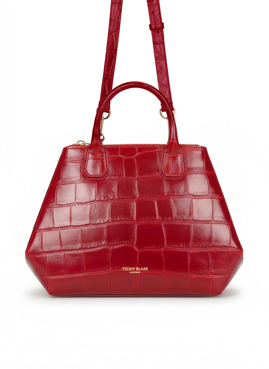 Vera Croco 14" - Dark Red