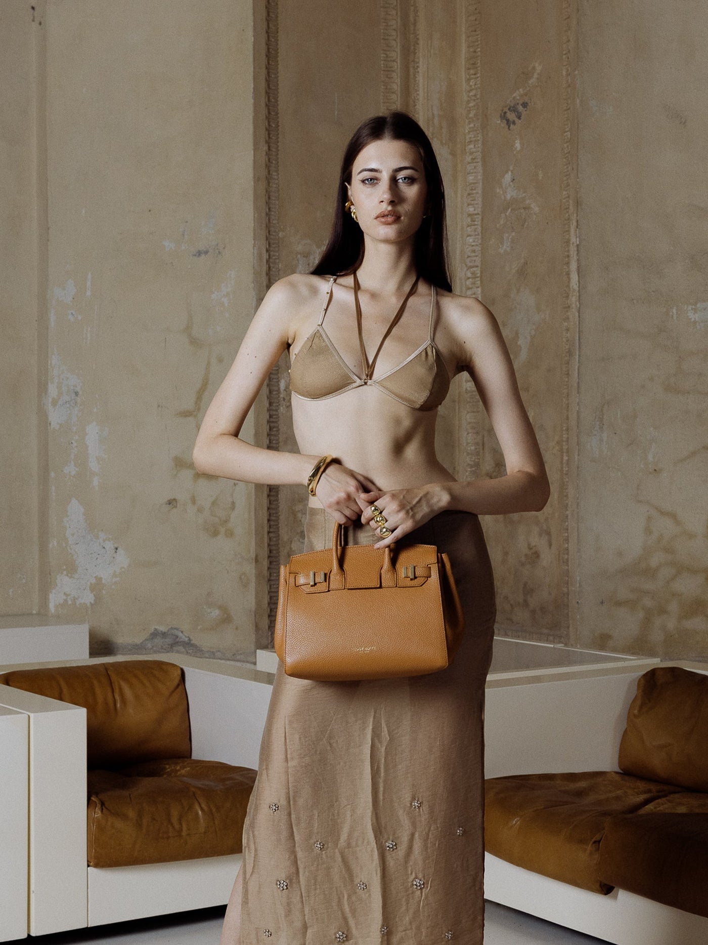 Gigi Stampato  11" - Camel Brown