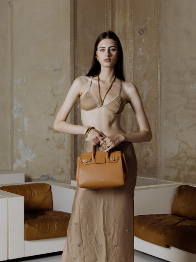 Gigi Stampato  11" - Camel Brown