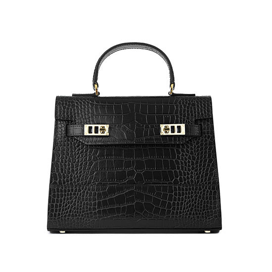 The Kim Purse - Top handle Crossbody bag, Made in Italy, Premium