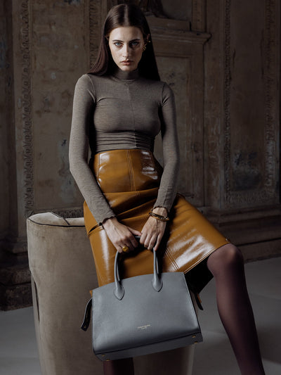 Claire Stampato 14" - Grey