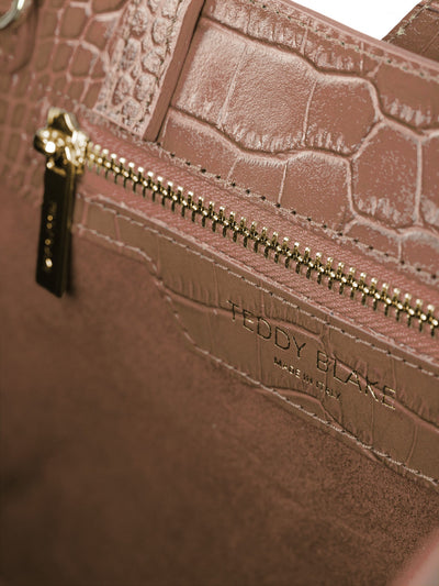 Lola Croco 10" - Dark Blush