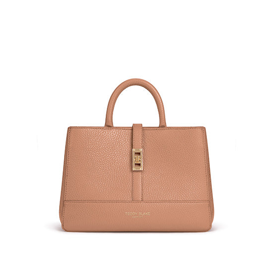 Bolsos Salir Mujer Bolso Satchel Rosa Con Asa Cloe Bolso Rosa Palo