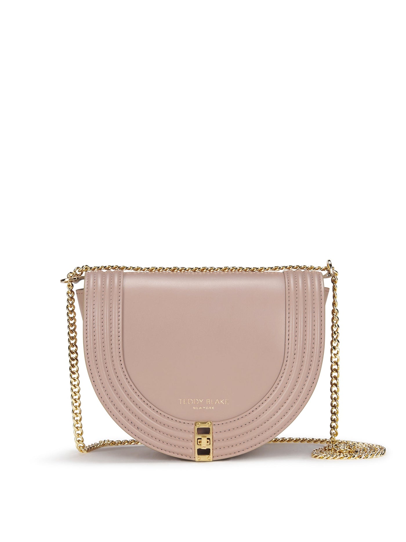 Alma Flap Bag Smooth Finish Medium - Dusty Pink
