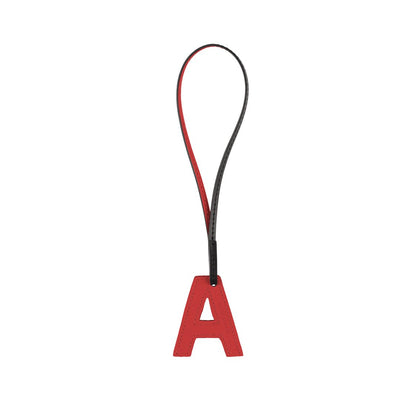 TB Charm Letter - A Black&Red