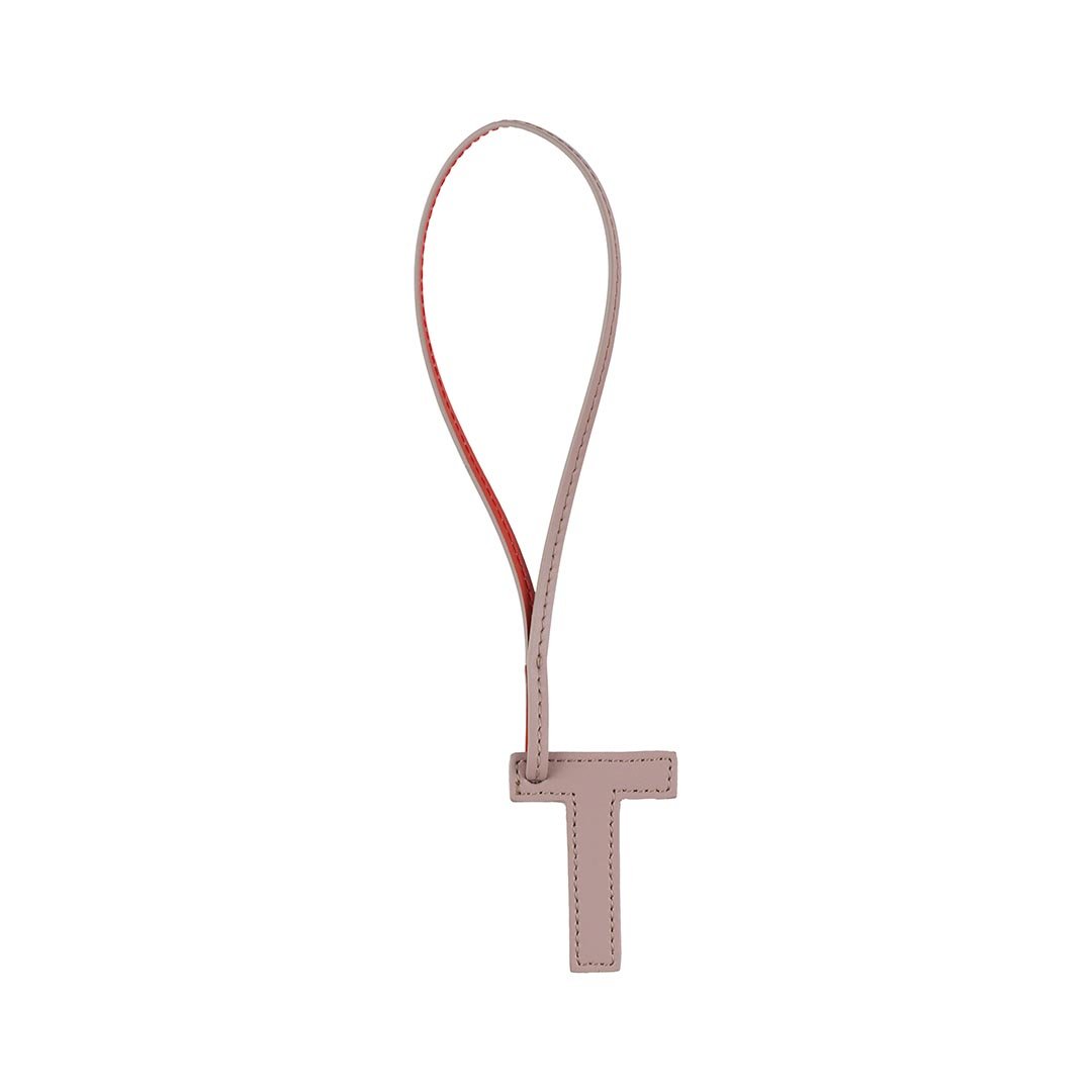 TB Charm Letter - T Beige&Dark Orange – Teddy Blake