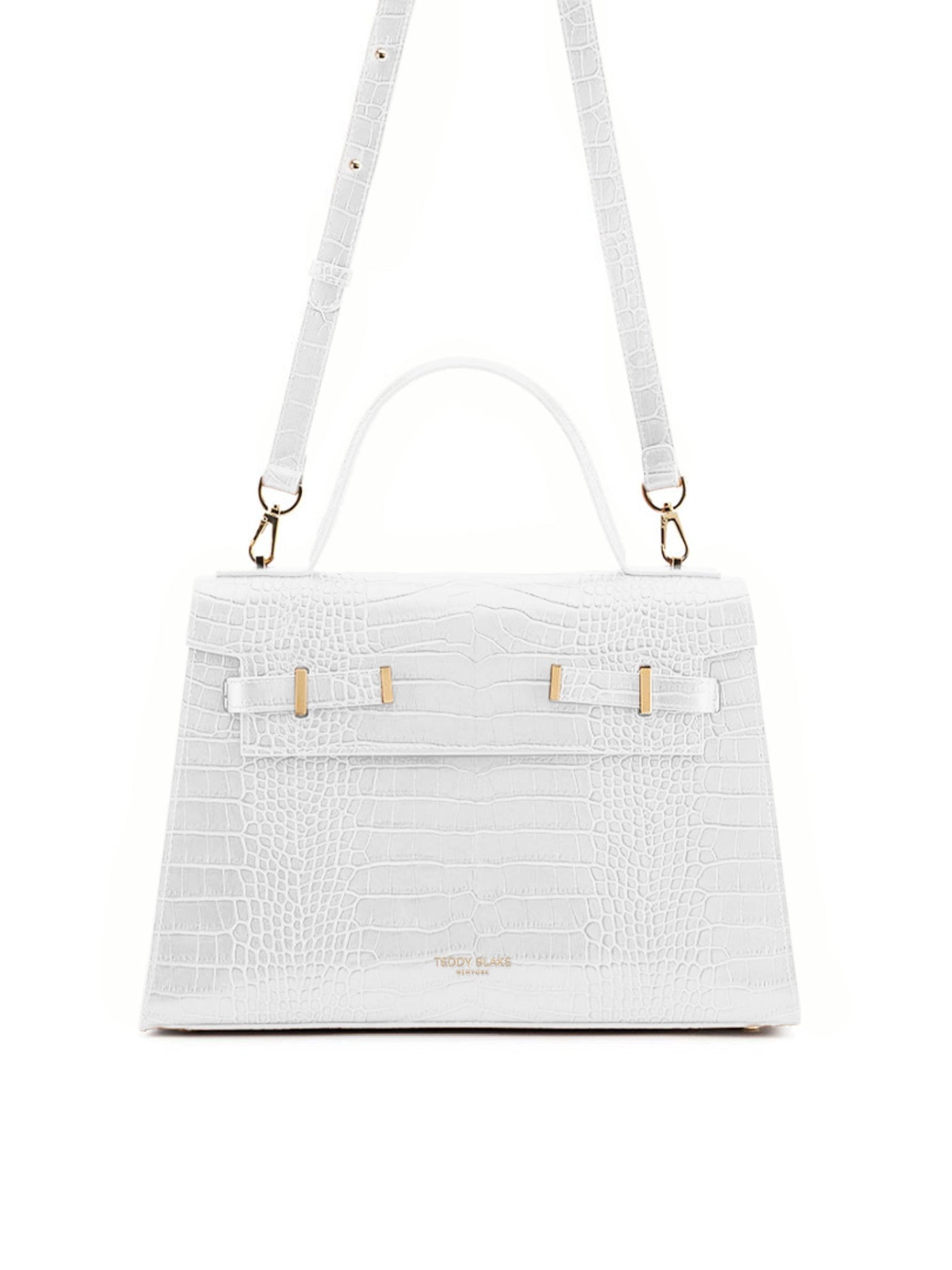 The Ava - Structured Crossbody Purse - Available in 4 sizes and 50+ colors!  - Teddy Blake – Tagged croco
