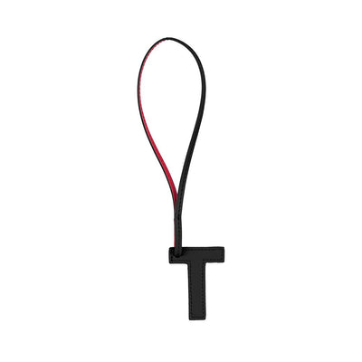 TB Charm Letter - T Black&Red