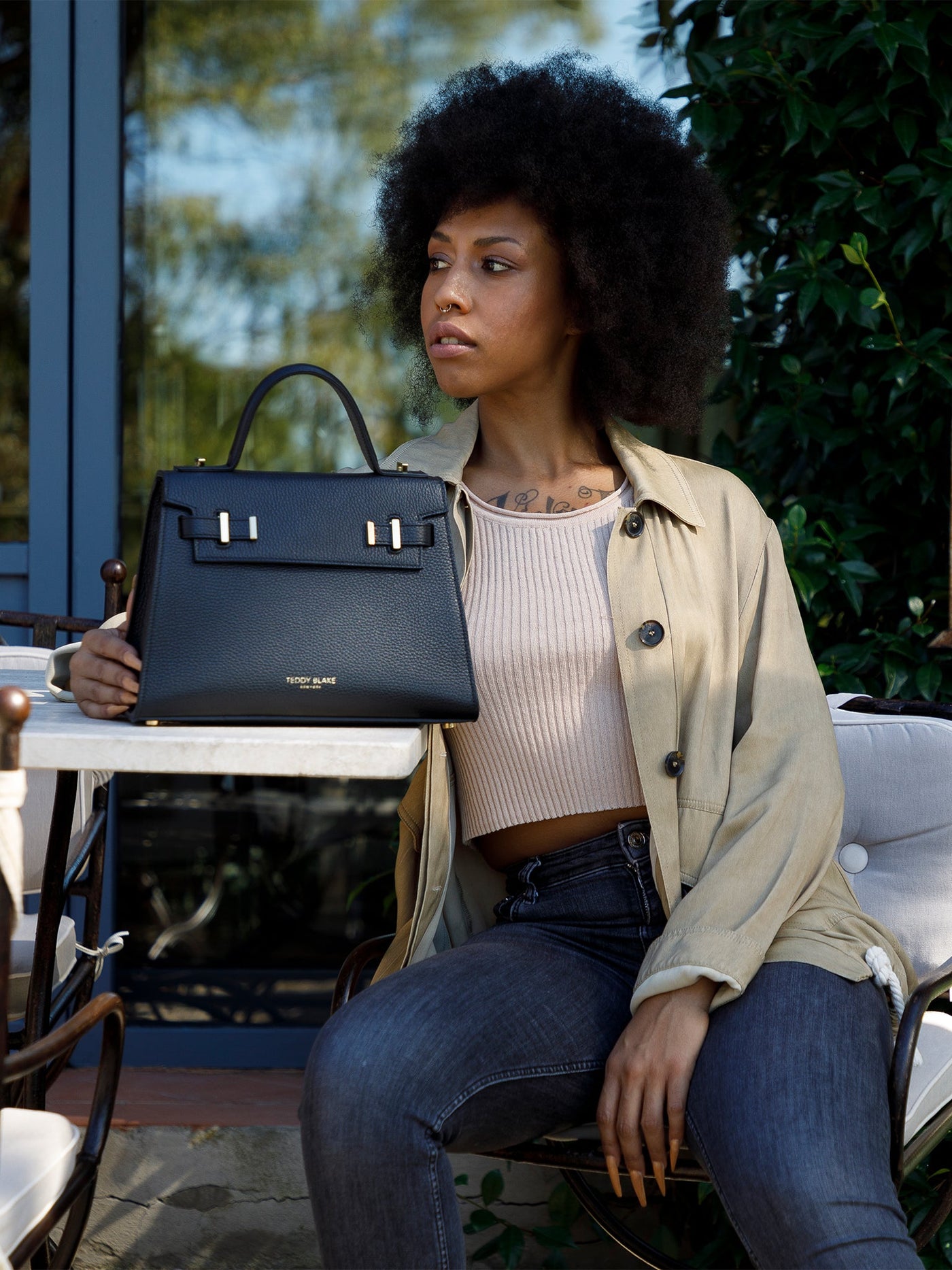 The Ava - Structured Crossbody Purse - Available in 4 sizes and 50+ colors!  - Teddy Blake