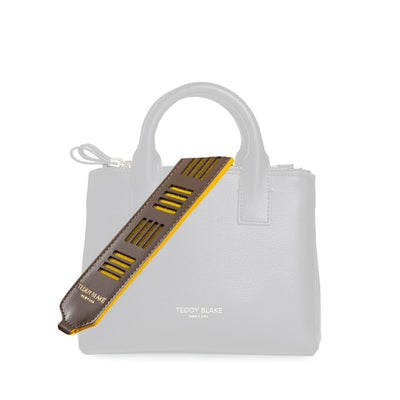 Duo Leather Strap Gold - Beige & Yellow